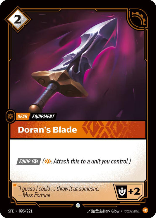 Riftbound: League of Legends Trading Card Game: Doran's Blade card image