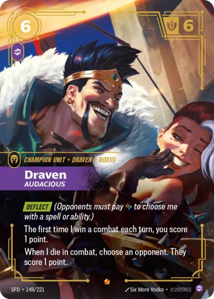 Riftbound: League of Legends Trading Card Game: Draven - Audacious card image