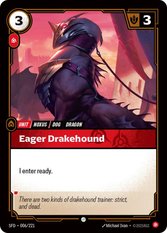 Riftbound: League of Legends Trading Card Game: Eager Drakehound card image