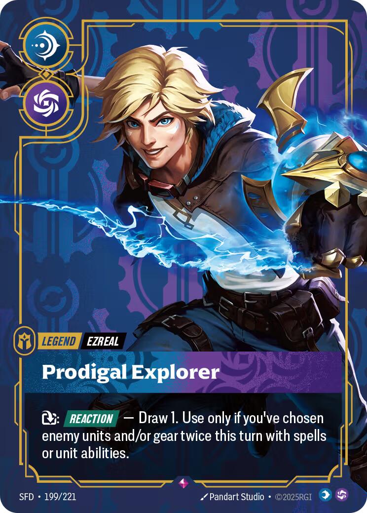 Riftbound: League of Legends Trading Card Game: Ezreal - Prodigal Explorer card image