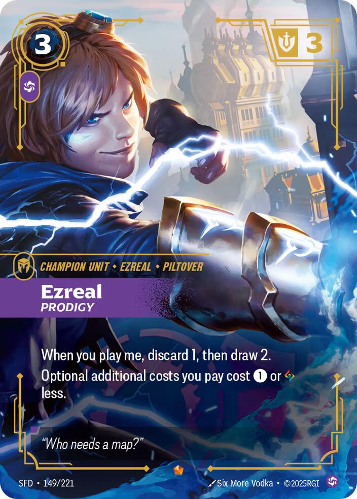 Riftbound: League of Legends Trading Card Game: Ezreal - Prodigy card image