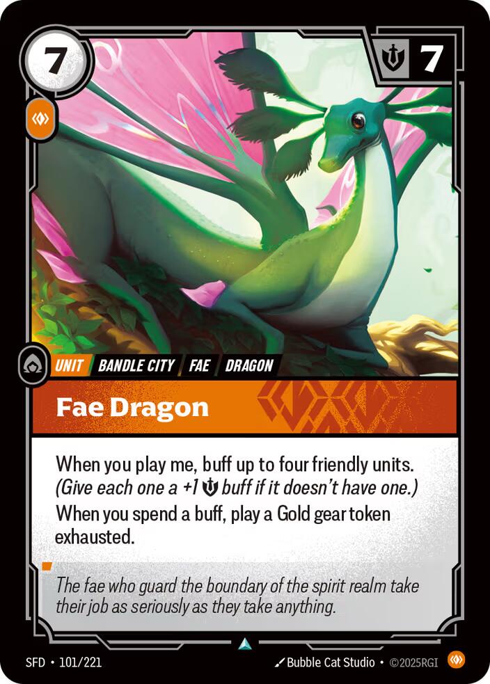 Riftbound: League of Legends Trading Card Game: Fae Dragon card image
