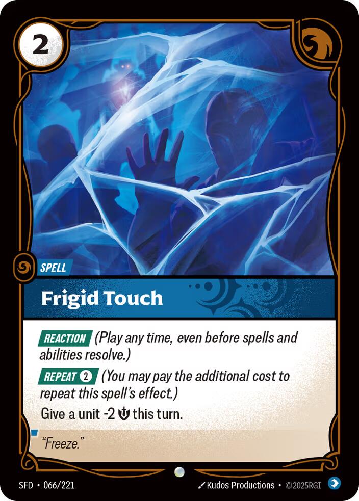 Riftbound: League of Legends Trading Card Game: Frigid Touch card image