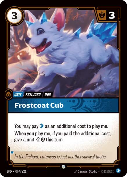 Riftbound: League of Legends Trading Card Game: Frostcoat Cub card image