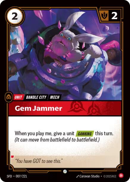 Riftbound: League of Legends Trading Card Game: Gem Jammer card image