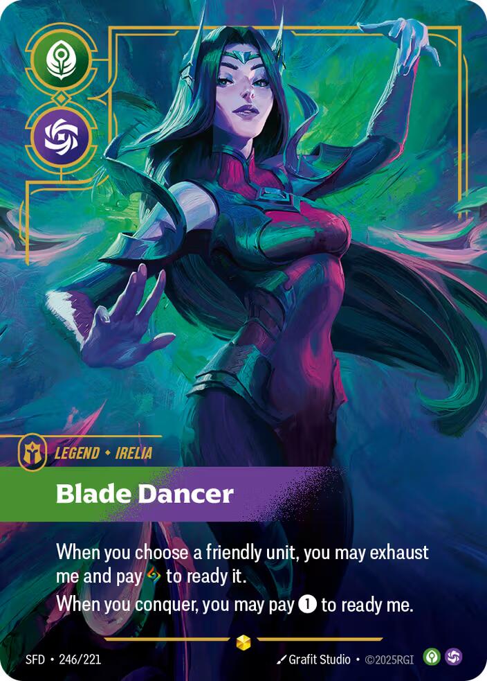 Riftbound: League of Legends Trading Card Game: Irelia - Blade Dancer (Overnumbered) card image