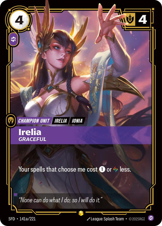 Riftbound: League of Legends Trading Card Game: Irelia - Graceful (Alternate Art) card image
