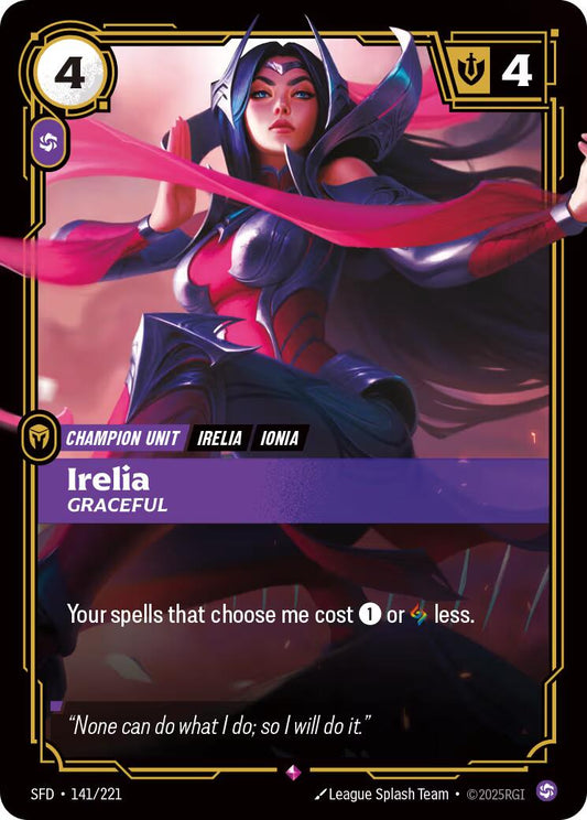 Riftbound: League of Legends Trading Card Game: Irelia - Graceful card image