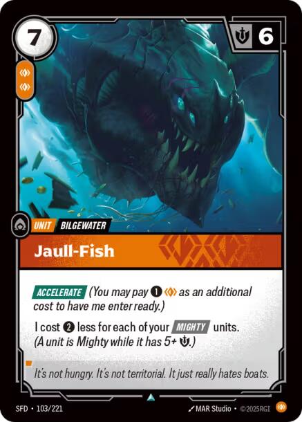 Riftbound: League of Legends Trading Card Game: Jaull-Fish card image
