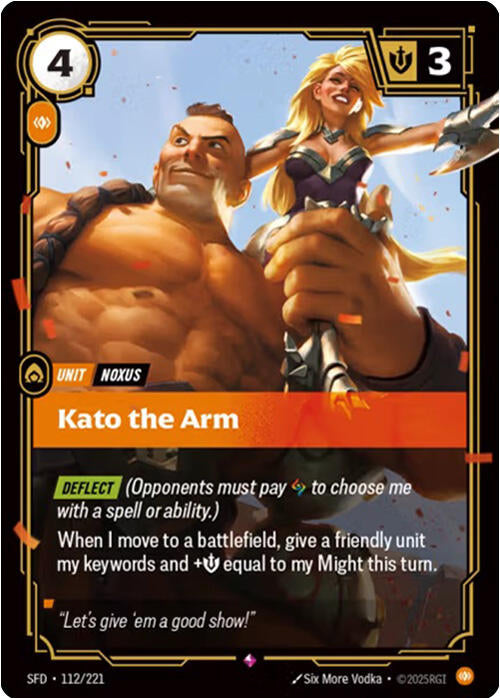 Riftbound: League of Legends Trading Card Game: Kato the Arm card image