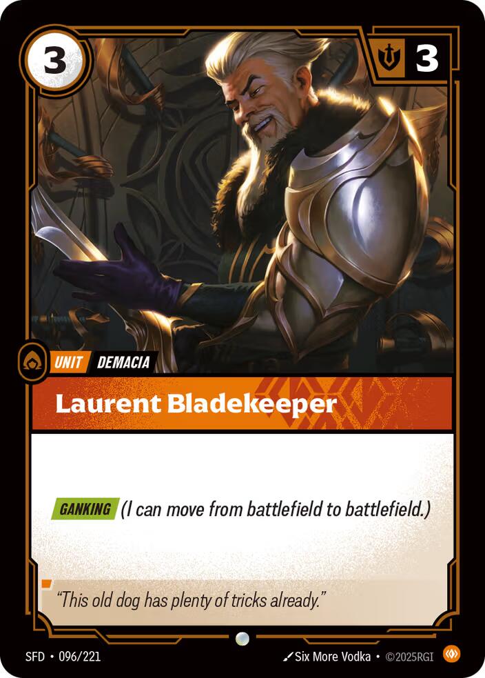 Riftbound: League of Legends Trading Card Game: Laurent Bladekeeper card image