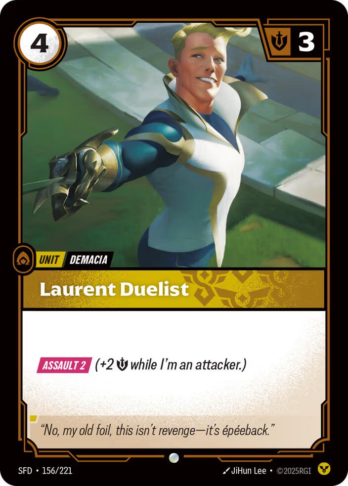 Riftbound: League of Legends Trading Card Game: Laurent Duelist card image