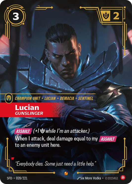 Riftbound: League of Legends Trading Card Game: Lucian - Gunslinger card image