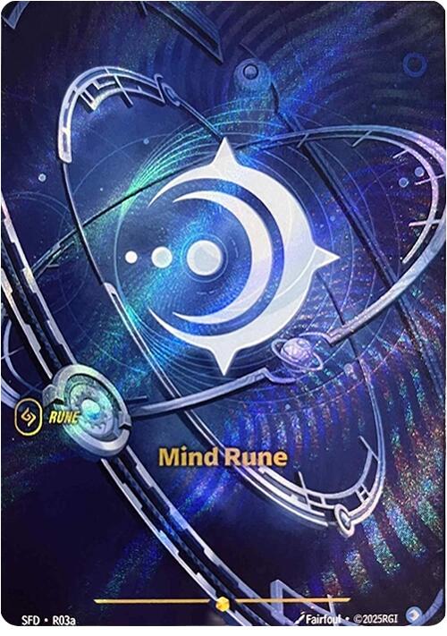 Riftbound: League of Legends Trading Card Game: Mind Rune (Alternate Art) card image