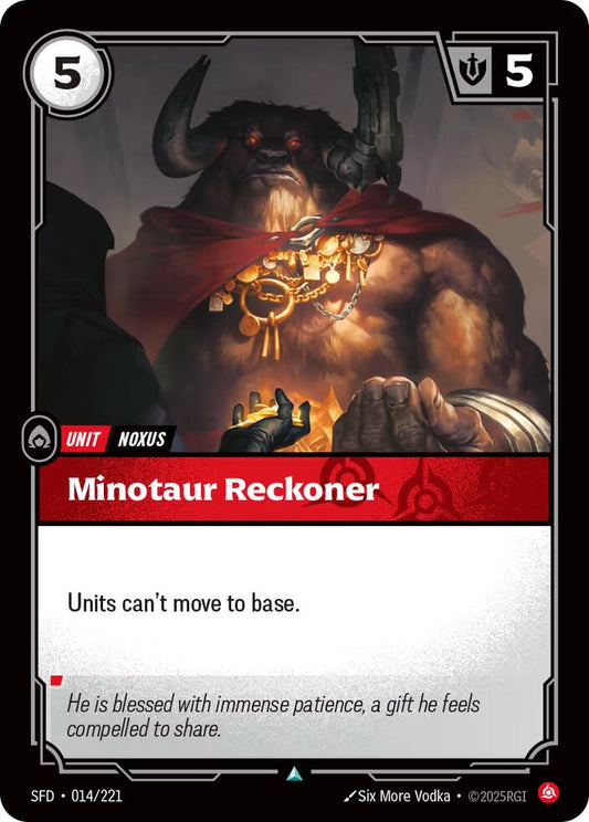 Riftbound: League of Legends Trading Card Game: Minotaur Reckoner card image