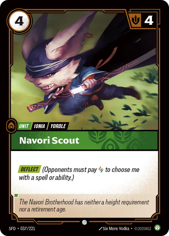 Riftbound: League of Legends Trading Card Game: Navori Scout card image