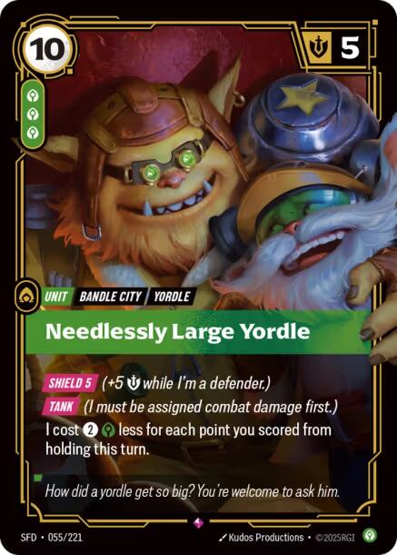 Riftbound: League of Legends Trading Card Game: Needlessly Large Yordle card image