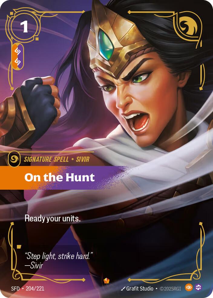 Riftbound: League of Legends Trading Card Game: On the Hunt card image