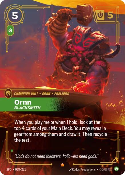 Riftbound: League of Legends Trading Card Game: Ornn - Blacksmith card image
