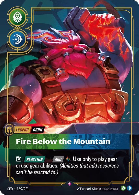 Riftbound: League of Legends Trading Card Game: Ornn - Fire Below the Mountain card image