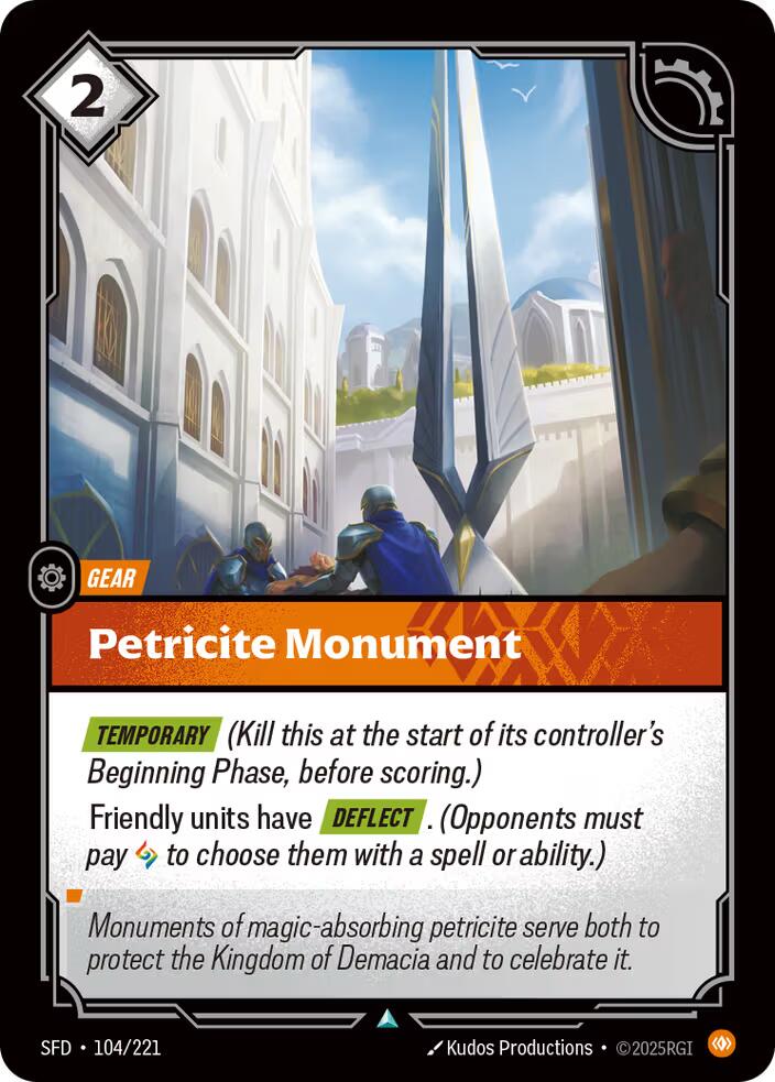 Riftbound: League of Legends Trading Card Game: Petricite Monument card image