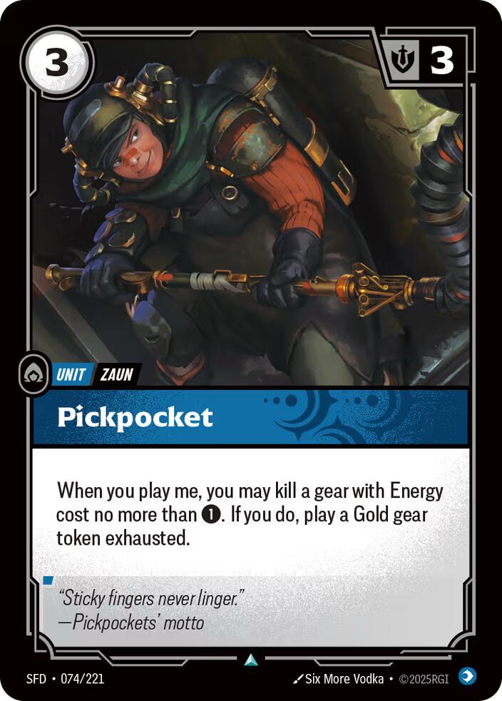 Riftbound: League of Legends Trading Card Game: Pickpocket card image