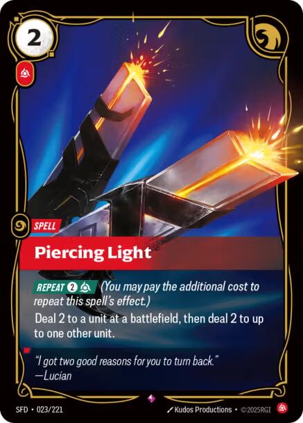 Riftbound: League of Legends Trading Card Game: Piercing Light card image