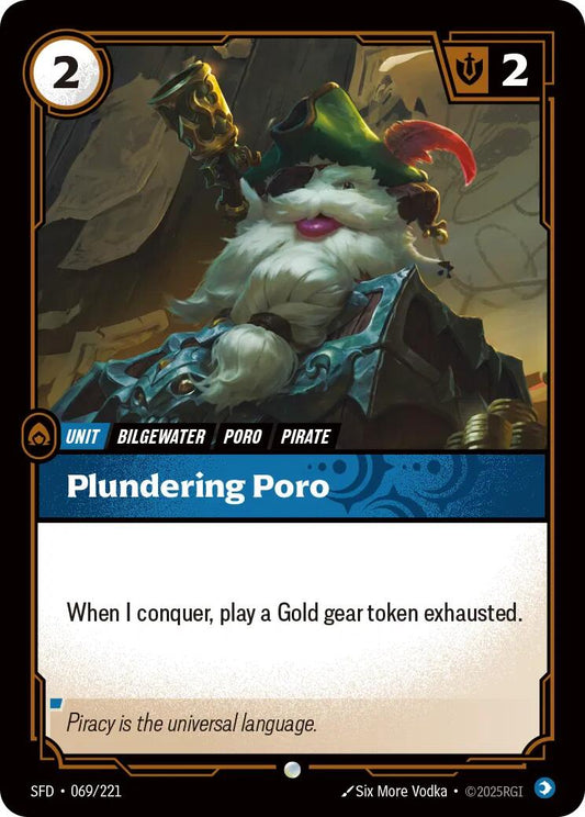 Riftbound: League of Legends Trading Card Game: Plundering Poro card image