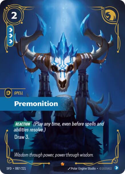 Riftbound: League of Legends Trading Card Game: Premonition card image