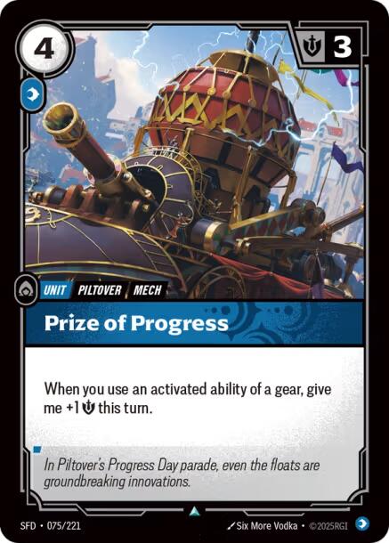 Riftbound: League of Legends Trading Card Game: Prize of Progress card image