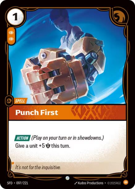 Riftbound: League of Legends Trading Card Game: Punch First card image