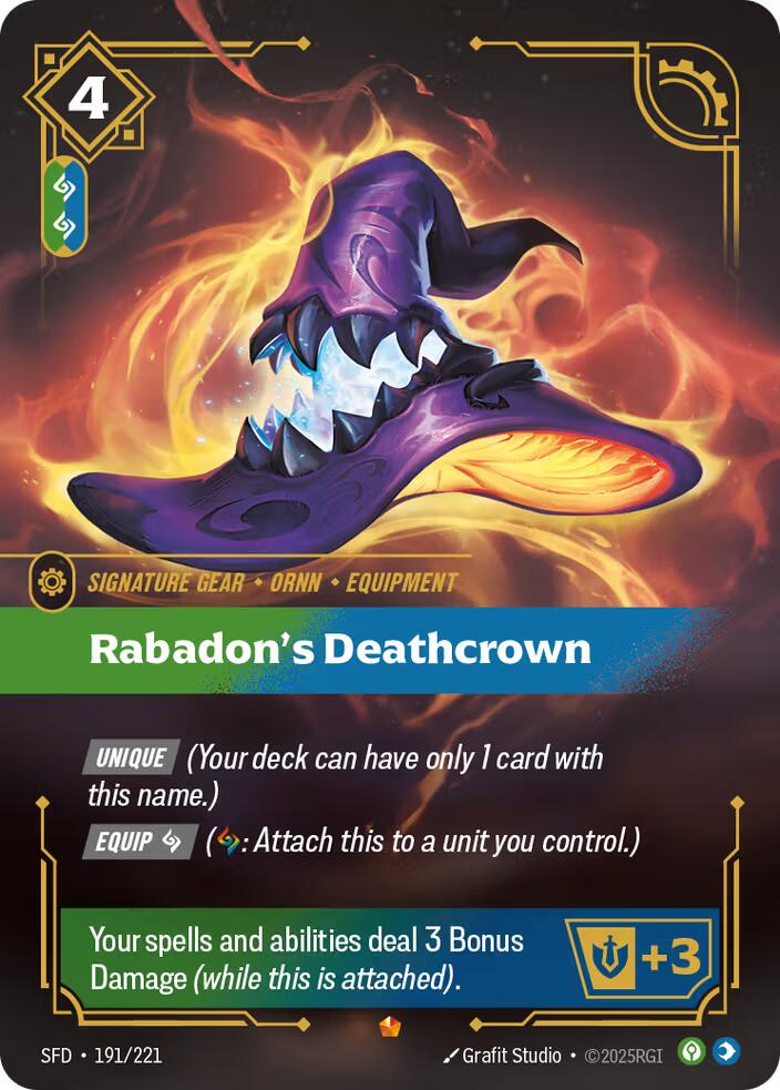 Riftbound: League of Legends Trading Card Game: Rabadon's Deathcrown card image