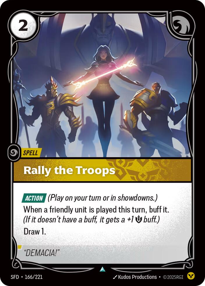 Riftbound: League of Legends Trading Card Game: Rally the Troops card image