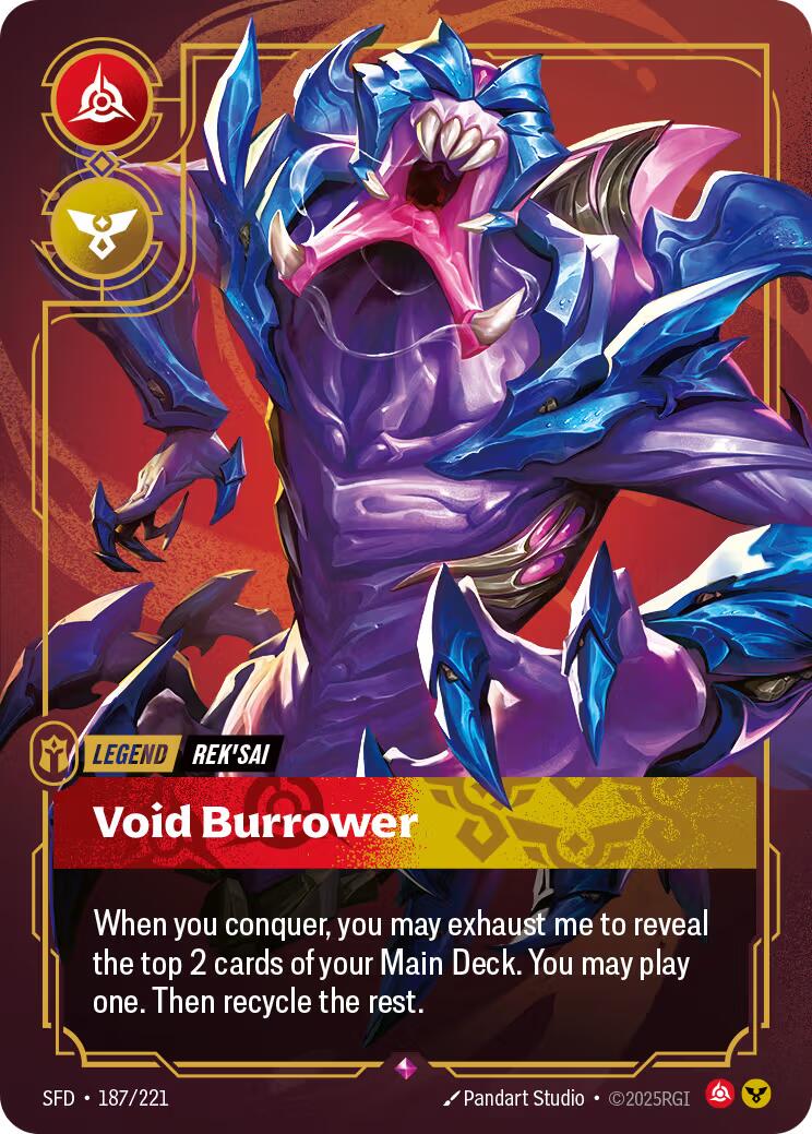 Riftbound: League of Legends Trading Card Game: Rek'sai - Void Burrower card image