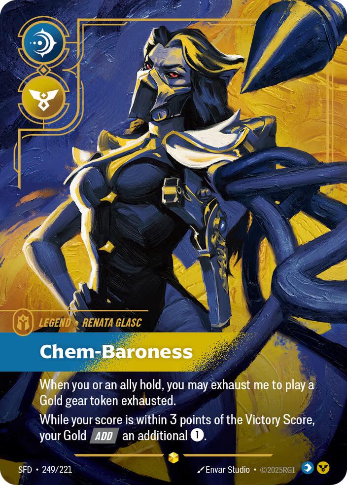 Riftbound: League of Legends Trading Card Game: Renata Glasc - Chem-Baroness (Overnumbered) card image
