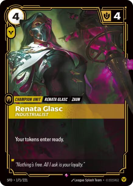Riftbound: League of Legends Trading Card Game: Renata Glasc - Industrialist card image