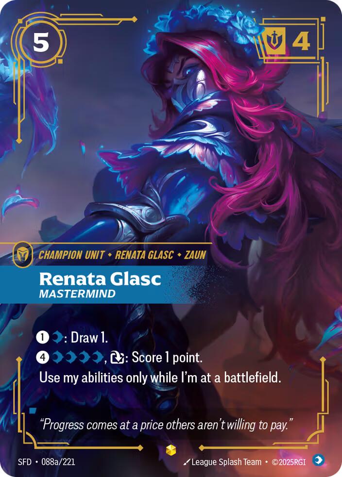 Riftbound: League of Legends Trading Card Game: Renata Glasc - Mastermind (Alternate Art) card image