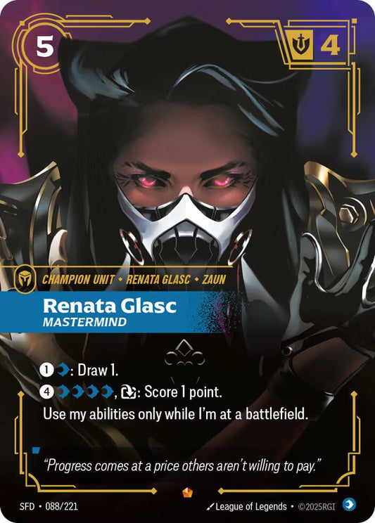 Riftbound: League of Legends Trading Card Game: Renata Glasc - Mastermind card image