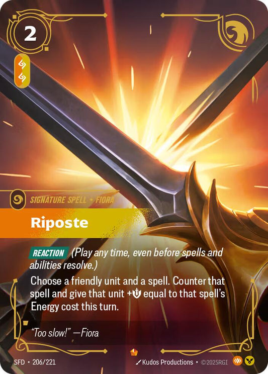 Riftbound: League of Legends Trading Card Game: Riposte card image