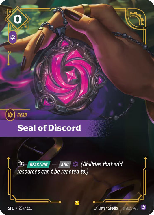 Riftbound: League of Legends Trading Card Game: Seal of Discord (Overnumbered) card image