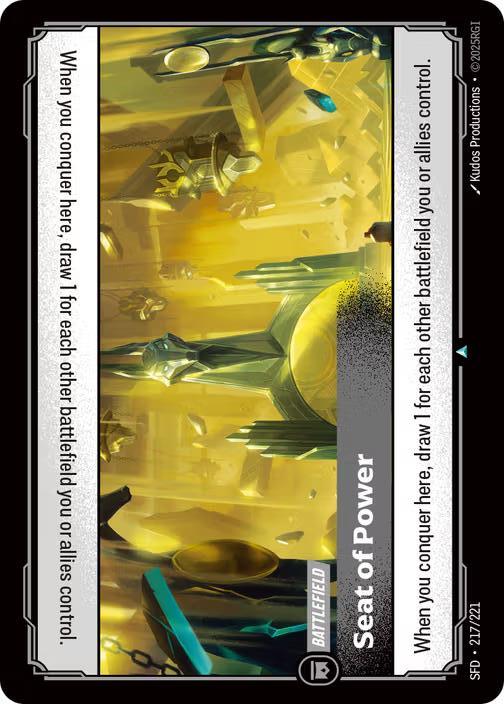 Riftbound: League of Legends Trading Card Game: Seat of Power card image