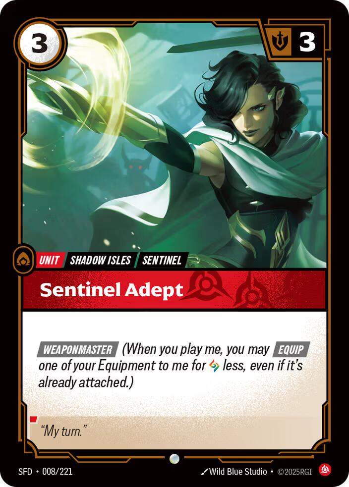 Riftbound: League of Legends Trading Card Game: Sentinel Adept card image