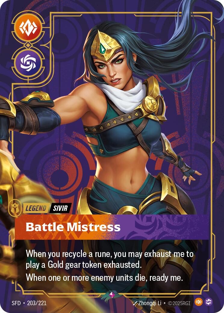 Riftbound: League of Legends Trading Card Game: Sivir - Battle Mistress card image