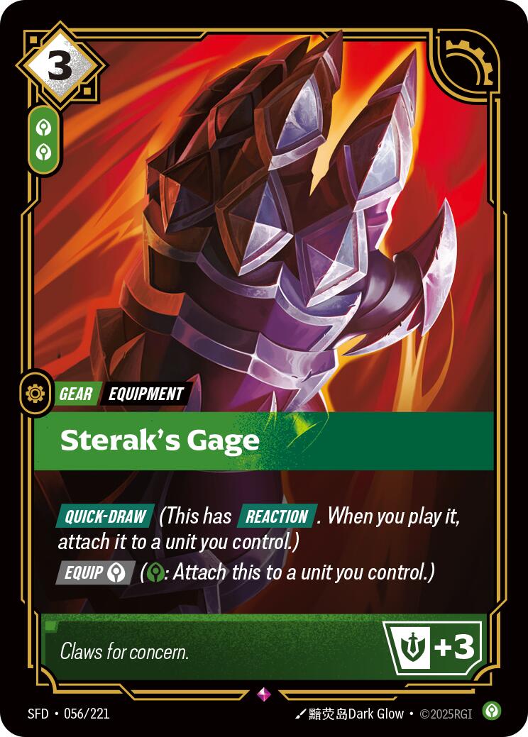 Riftbound: League of Legends Trading Card Game: Sterak's Gage card image
