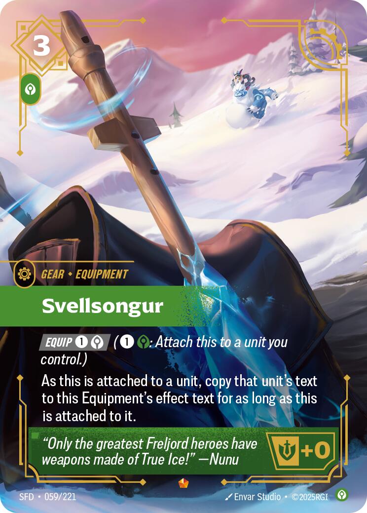 Riftbound: League of Legends Trading Card Game: Svellsongur card image