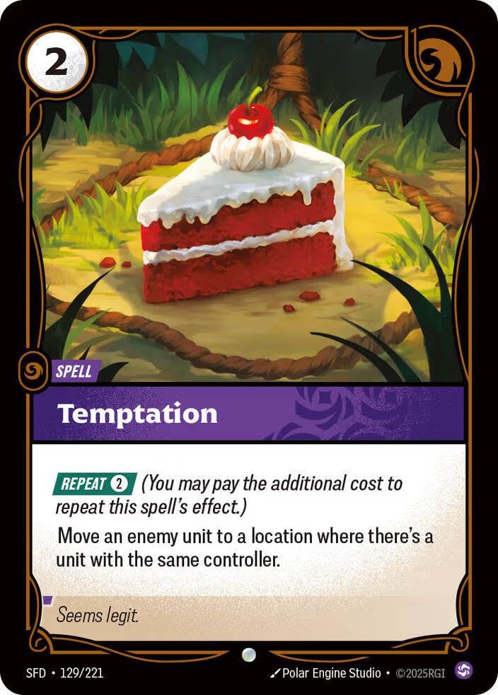 Riftbound: League of Legends Trading Card Game: Temptation card image