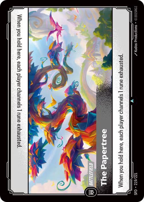 Riftbound: League of Legends Trading Card Game: The Papertree card image