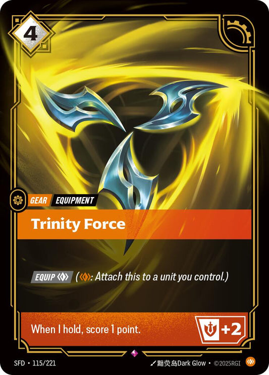 Riftbound: League of Legends Trading Card Game: Trinity Force card image