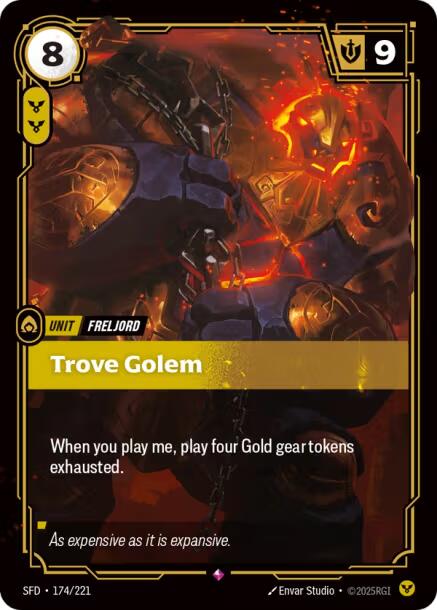 Riftbound: League of Legends Trading Card Game: Trove Golem card image