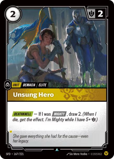 Riftbound: League of Legends Trading Card Game: Unsung Hero card image